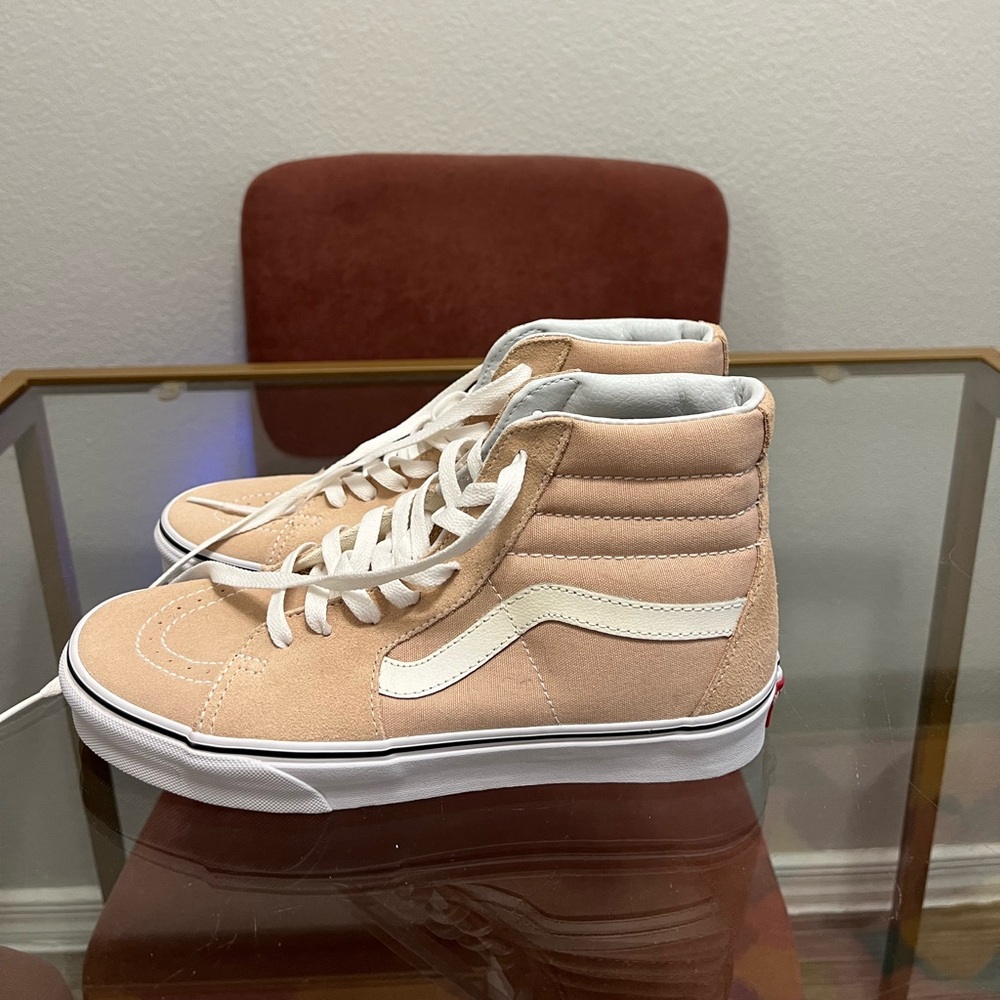 Blush Old School High Top Vans